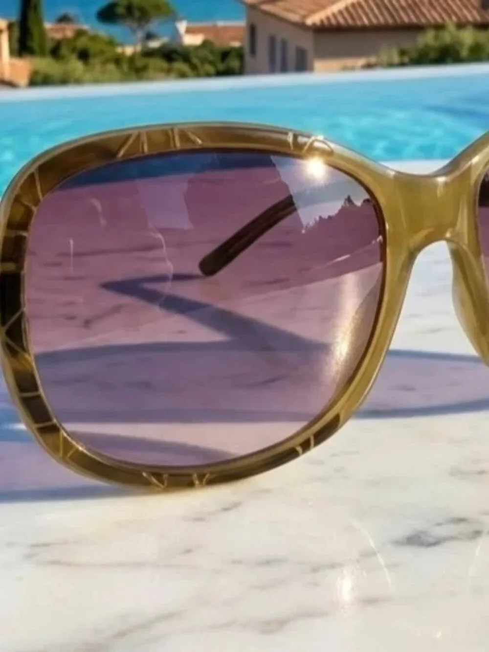 Christian Dior Diorita 2 Sunglasses Womens Tortoise Shell Frame Gradient Lens